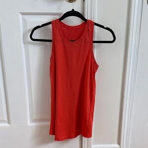lululemon athletica Orange Racerback Split Back Tank